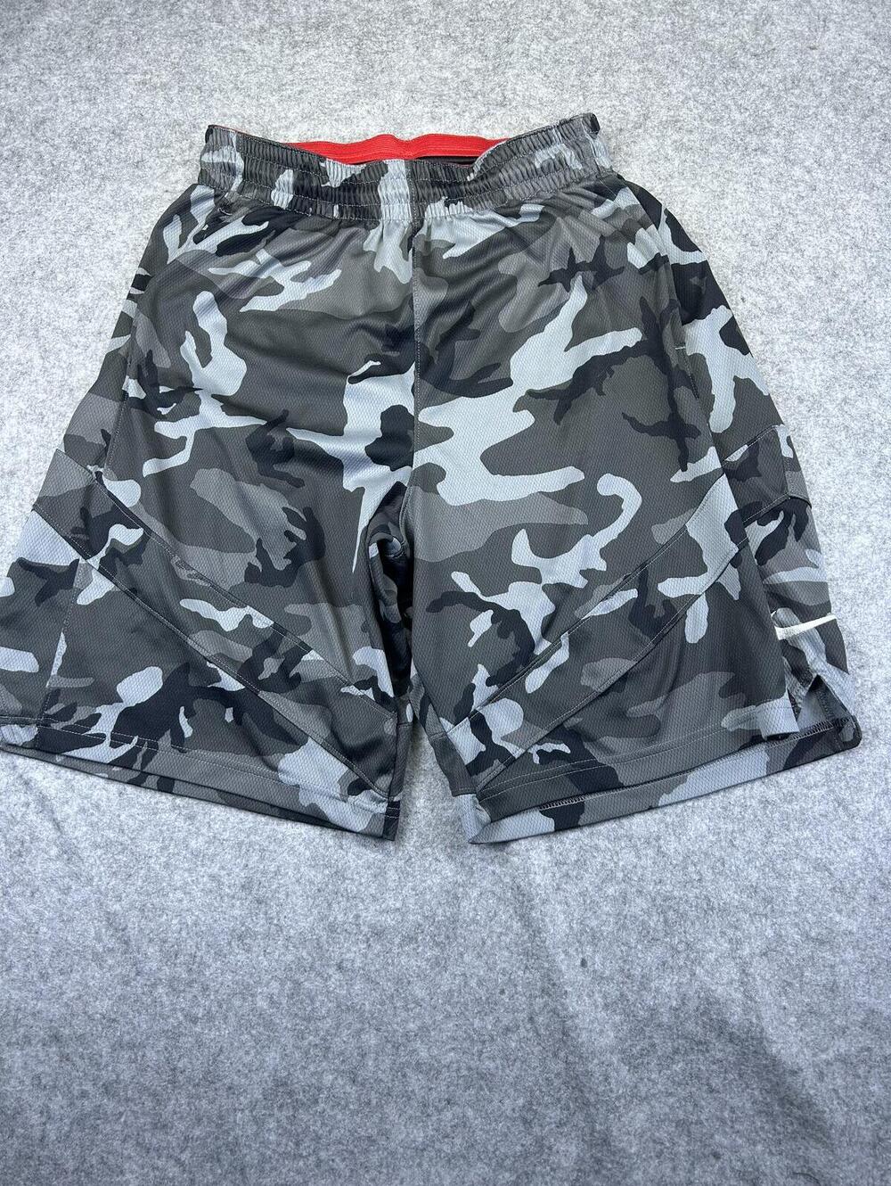 Nike Basketball Shorts Dri-Fit Camo Men's  Size L EUC Athletic Workout Training